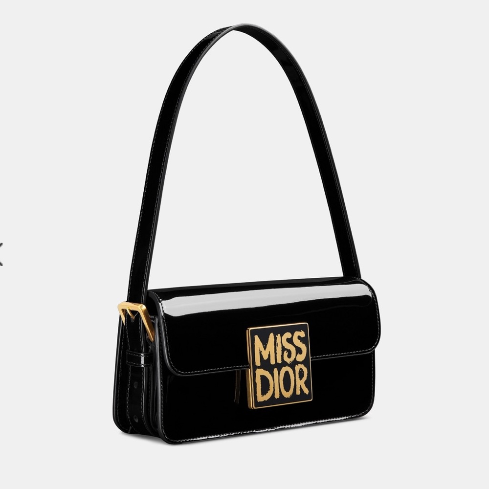 Miss Dior Black Flap Bag